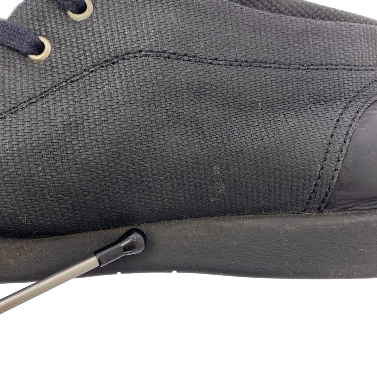 CHANEL / シャネル ココマーク レザー切替 レースアップシューズ