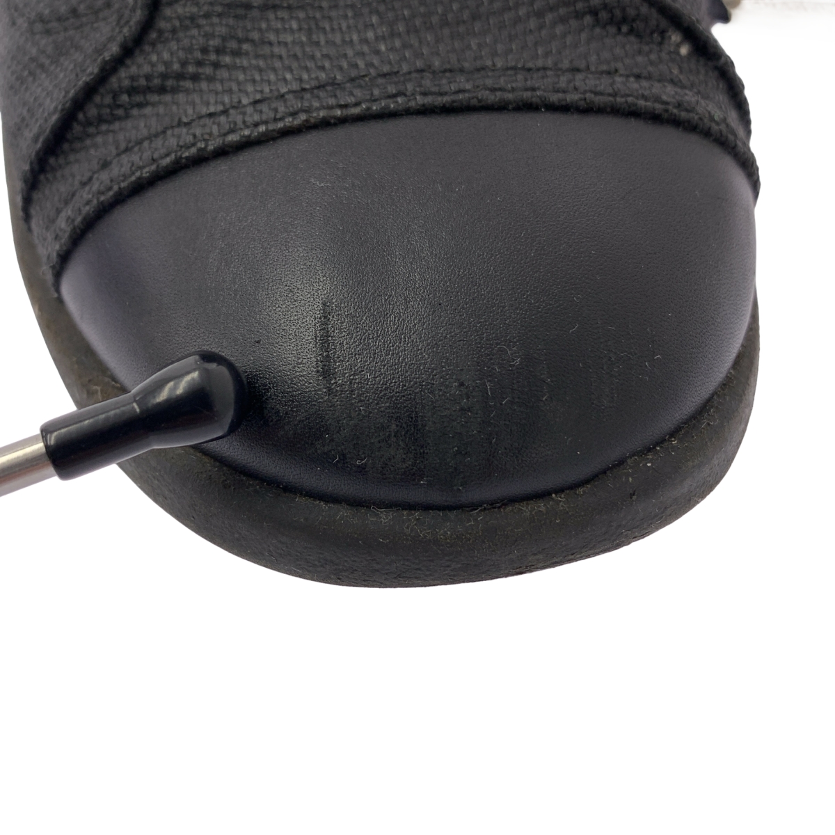 CHANEL / シャネル ココマーク レザー切替 レースアップシューズ