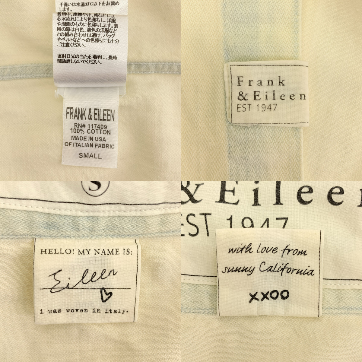Frank&Eileen / フランクアンドアイリーン EILEEN / コットン ブリーチ シャツ ブラウス
