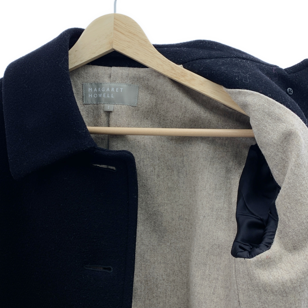 MARGARET HOWELL / マーガレットハウエル ウールメルトン ショートコート ジャケット
