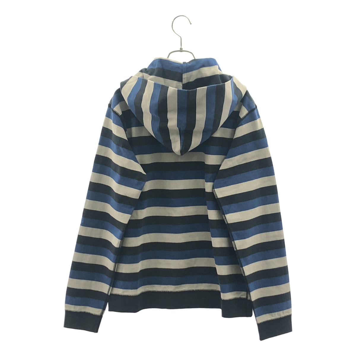 visvim / ビズビム コットン ボーダー フーデッド トップス トレーナー