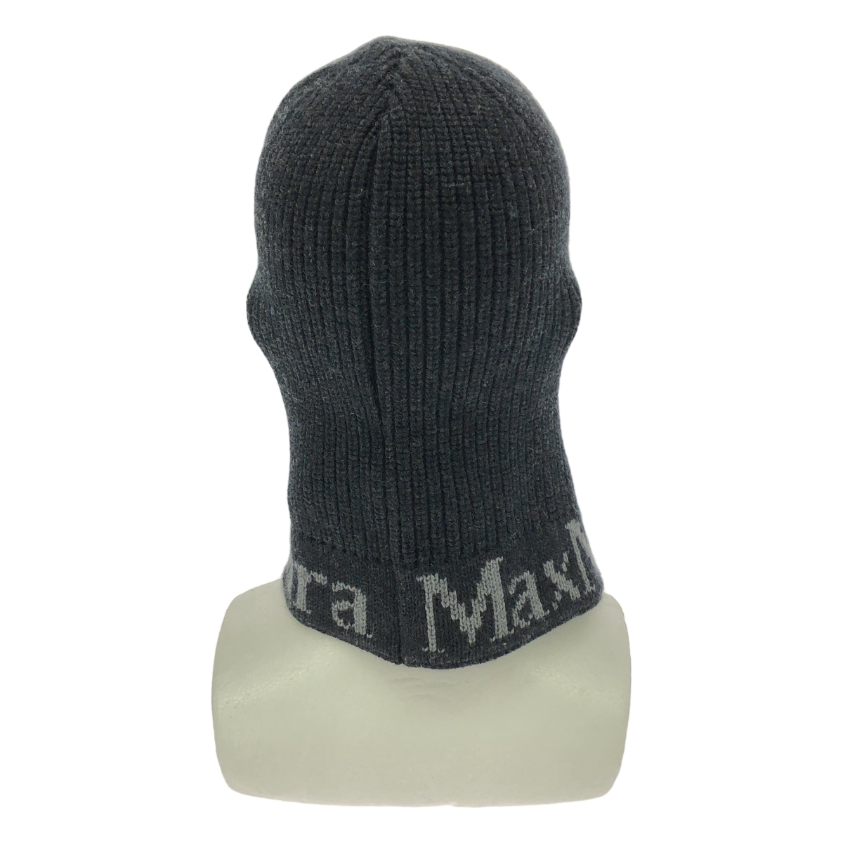 Max Mara / マックスマーラ ロゴ ウール バラクラバ ニット 帽子