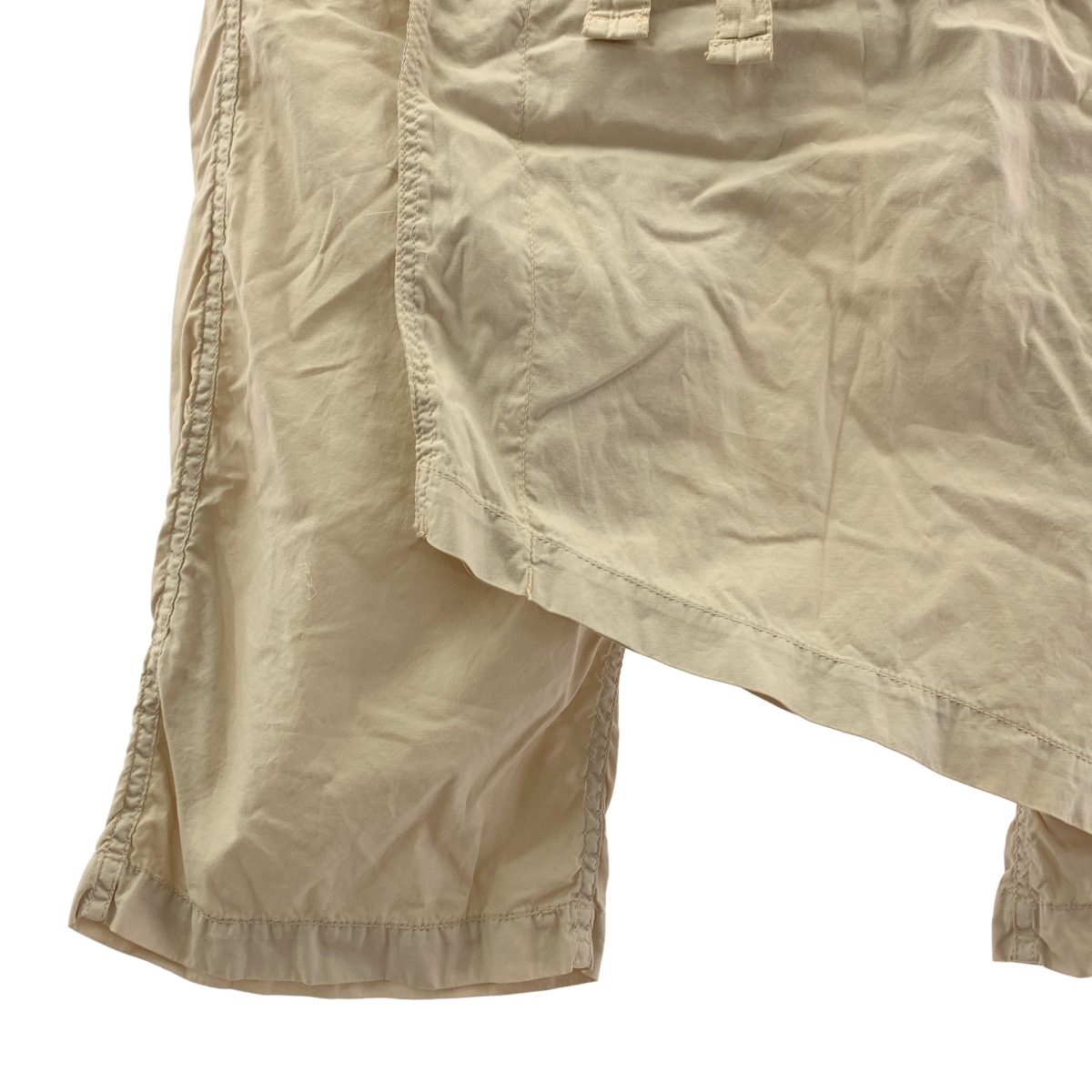 KAPITAL / キャピタル コットン リネン カーゴポケット ラップ タイパンツ