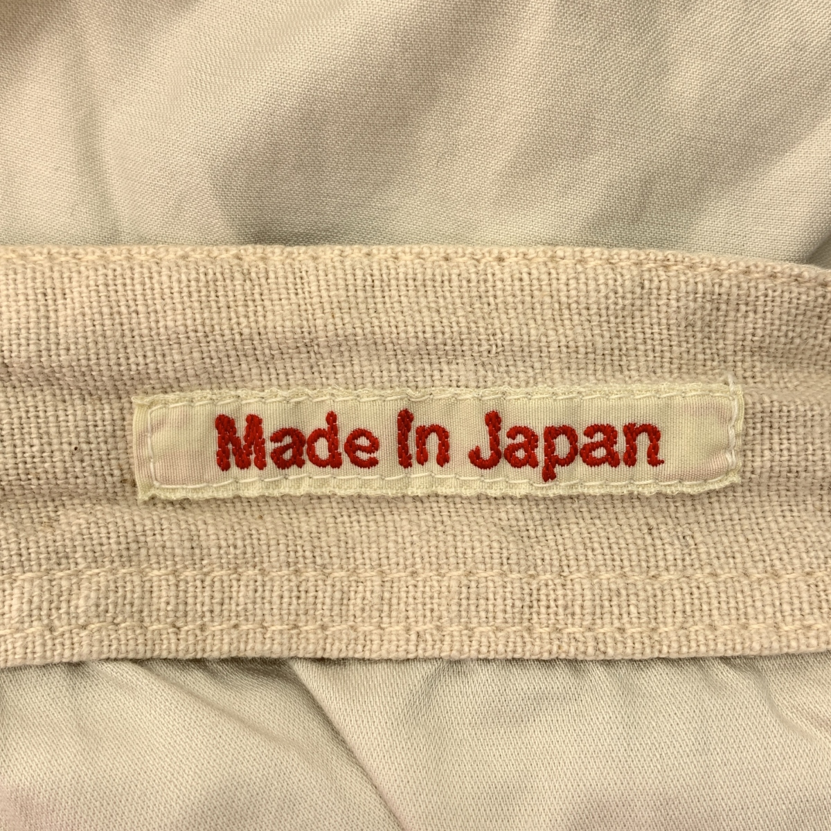 KAPITAL / キャピタル コットン リネン カーゴポケット ラップ タイパンツ