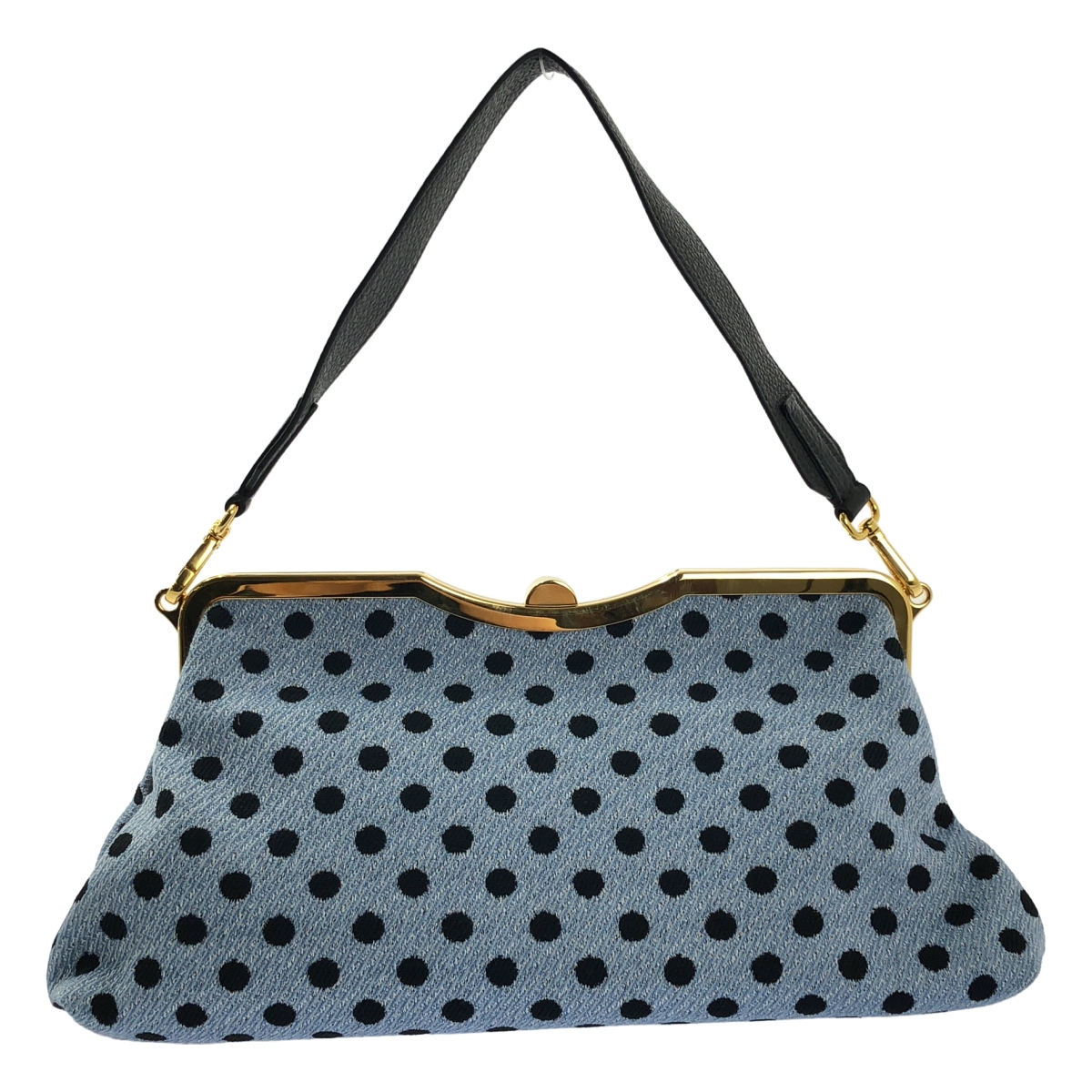 miu miu / ミュウミュウ JACQUARD ＋ BISONT ドット 2way クラッチ ショルダーバッグ