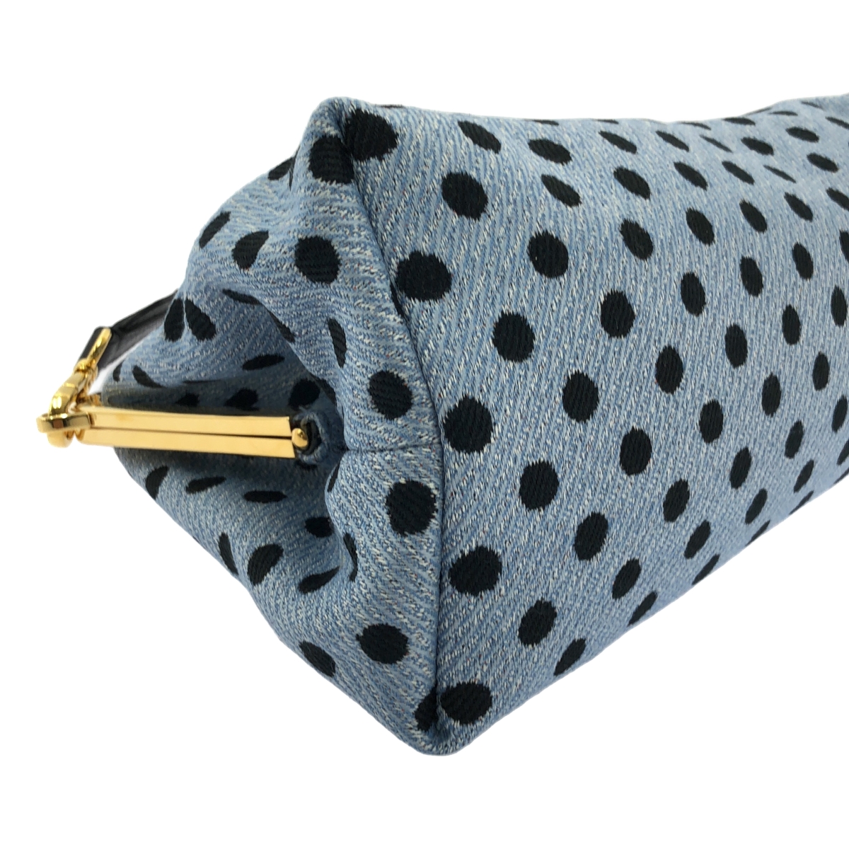 miu miu / ミュウミュウ JACQUARD ＋ BISONT ドット 2way クラッチ ショルダーバッグ