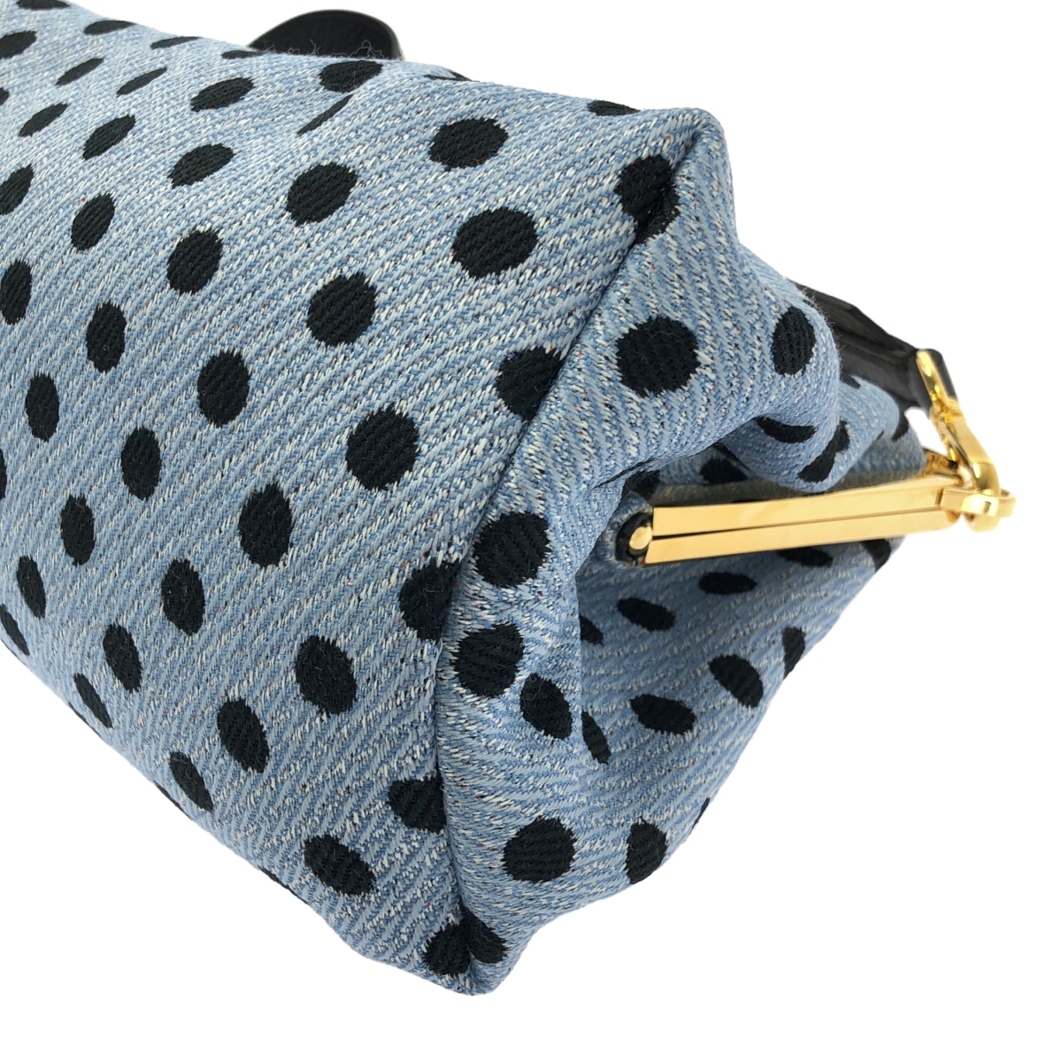 miu miu / ミュウミュウ JACQUARD ＋ BISONT ドット 2way クラッチ ショルダーバッグ