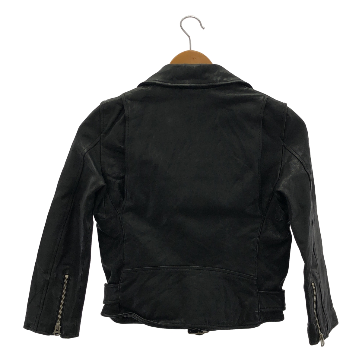 beautiful people / ビューティフルピープル 羊革 ラムレザー ライダースジャケット / 総裏地
