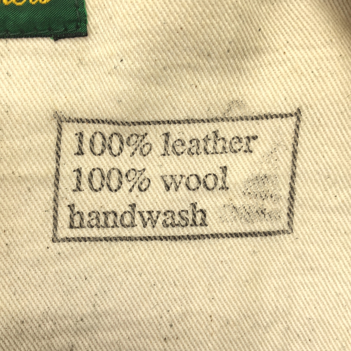 Paul Harnden / ポールハーデン レザー ウール 切替 ノーカラー ジャケット