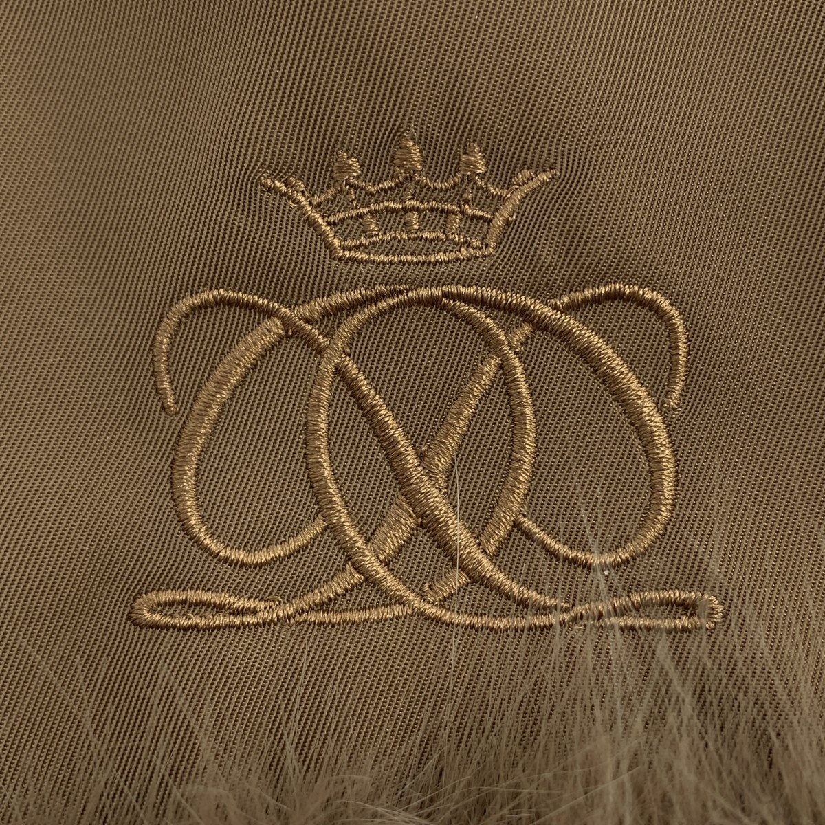 Drawer / ドゥロワー ノベルティ ファー付き 巾着 2way ショルダーバッグ