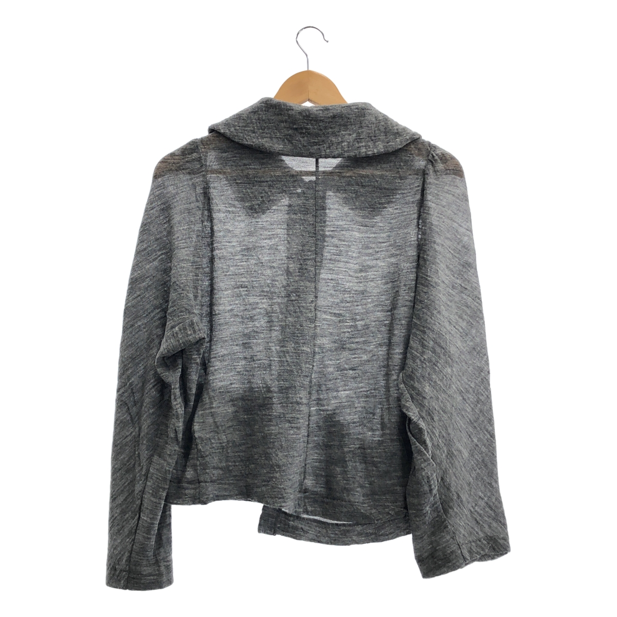 tricot COMME des GARCONS / トリココムデギャルソン ウール 製品洗い加工  ラウンドカラー カーディガン