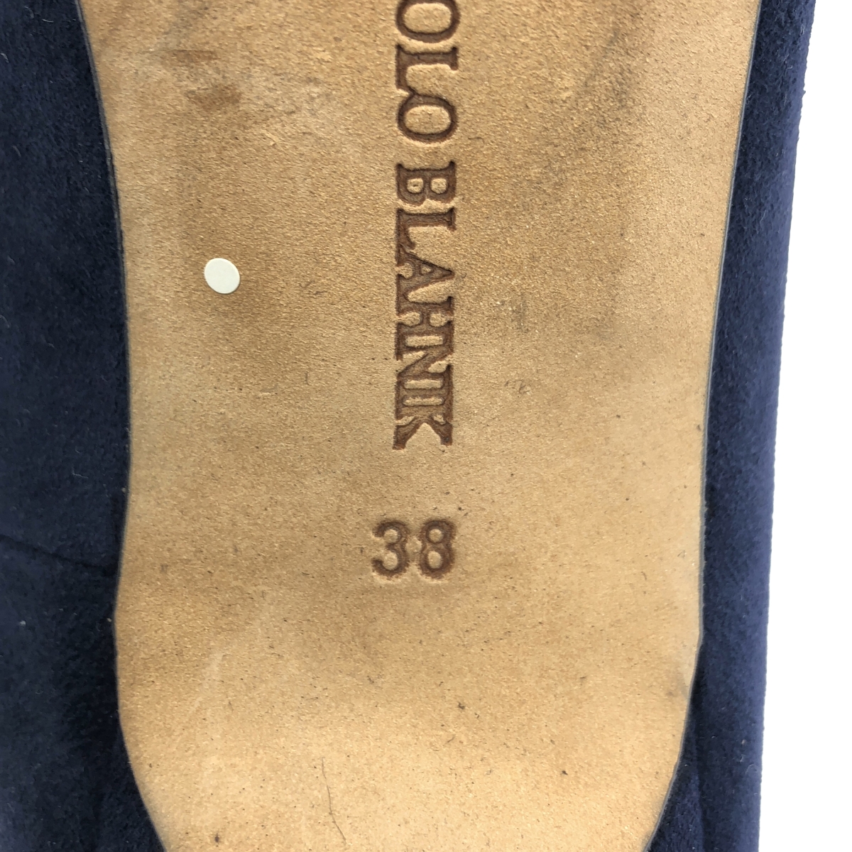 MANOLO BLAHNIK / マノロブラニク スウェードレザー ポインテッドトゥ パンプス