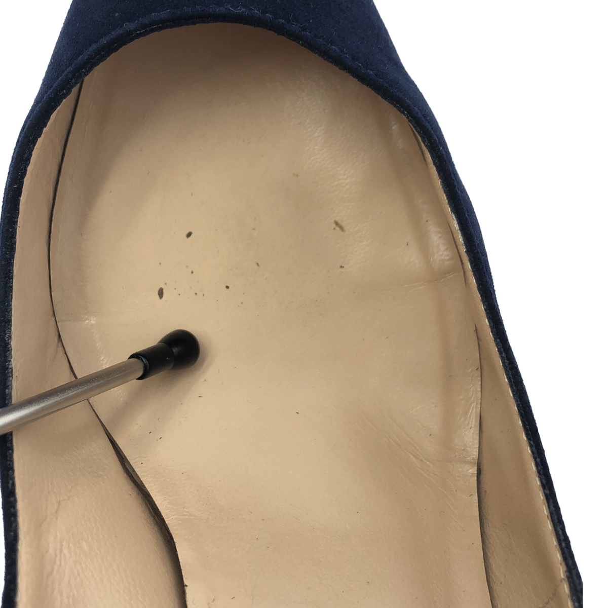 MANOLO BLAHNIK / マノロブラニク スウェードレザー ポインテッドトゥ パンプス