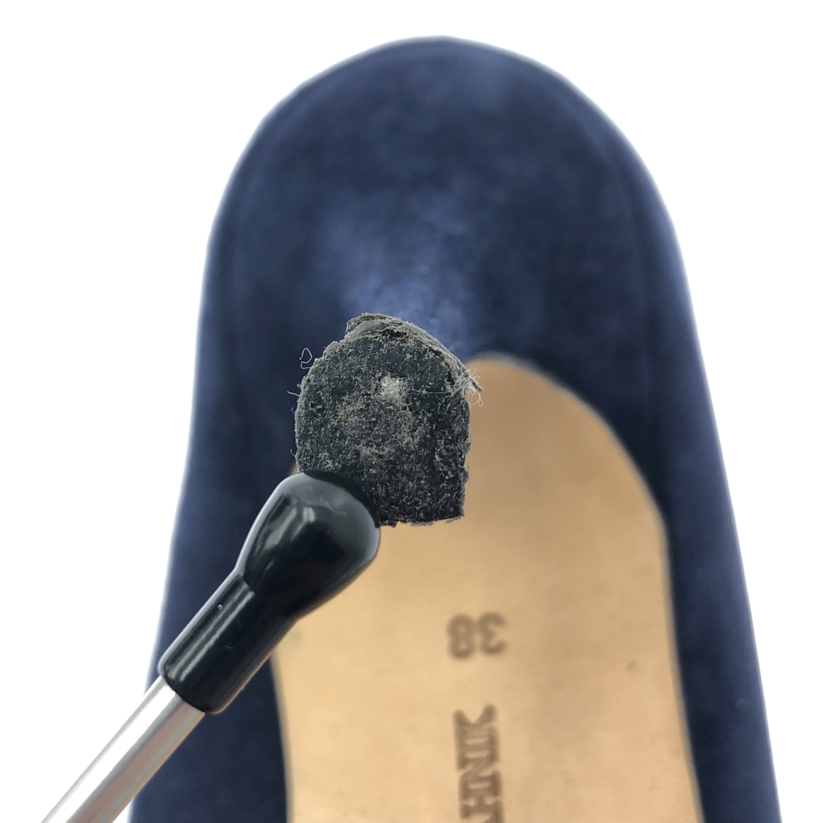 MANOLO BLAHNIK / マノロブラニク スウェードレザー ポインテッドトゥ パンプス