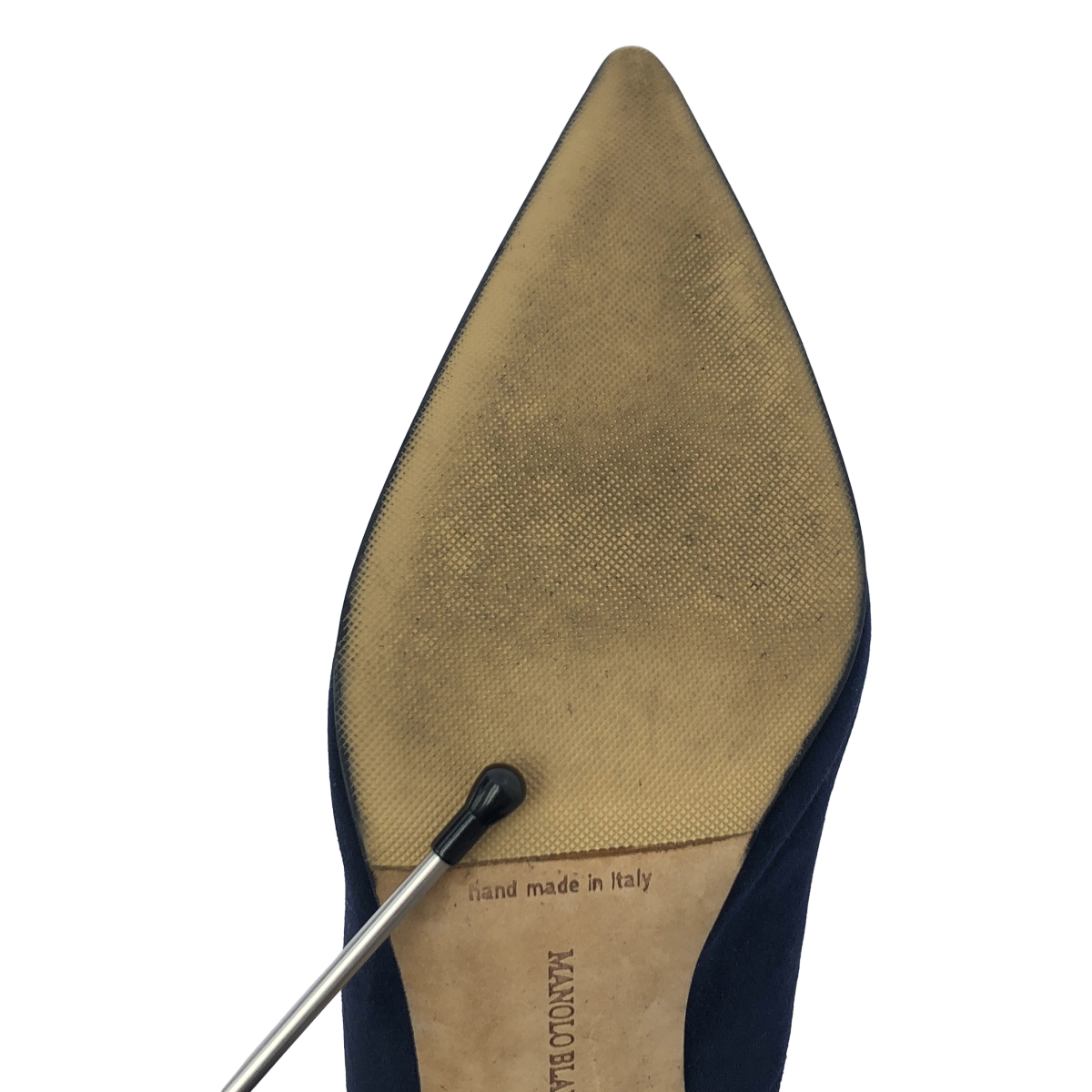 MANOLO BLAHNIK / マノロブラニク スウェードレザー ポインテッドトゥ パンプス