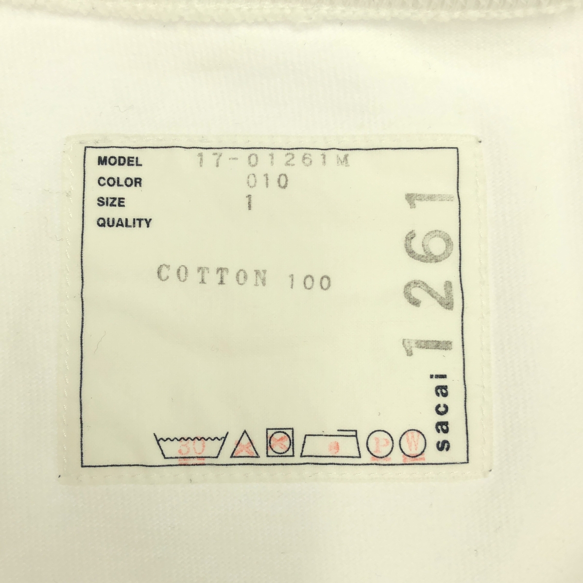 sacai / サカイ HORROR SHOW Tee / ロゴ ポケット Tシャツ カットソー