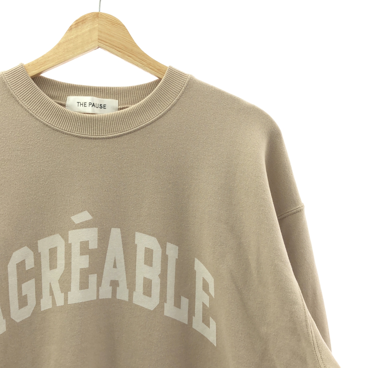 Whim Gazette / ウィムガゼット THE PAUSE / ロゴスウェットプルオーバー トレーナー