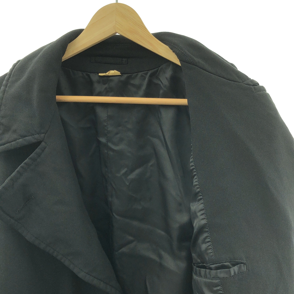 COMME des GARCONS HOMME DEUX / コムデギャルソンオムドゥ ポリエステル縮絨 トレンチコート