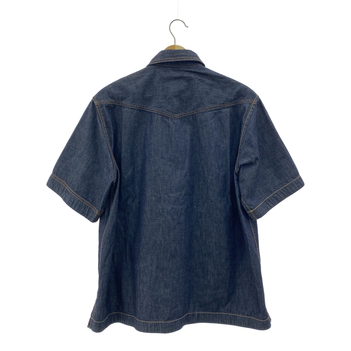 sacai / サカイ コットン デニム 半袖シャツ