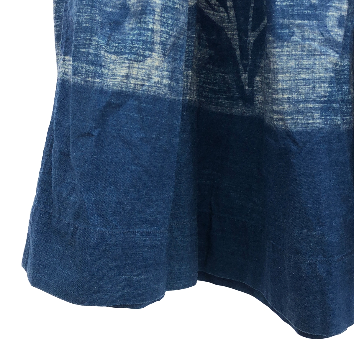 45r / フォーティファイブアール コットン フラワー ギャザー ロングスカート