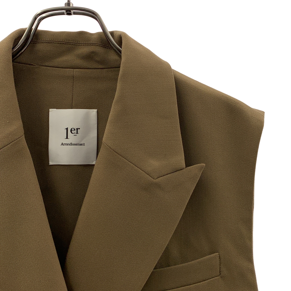 1er Arrondissement / プルミエアロンディスモン ダブル ロングジレ ベスト