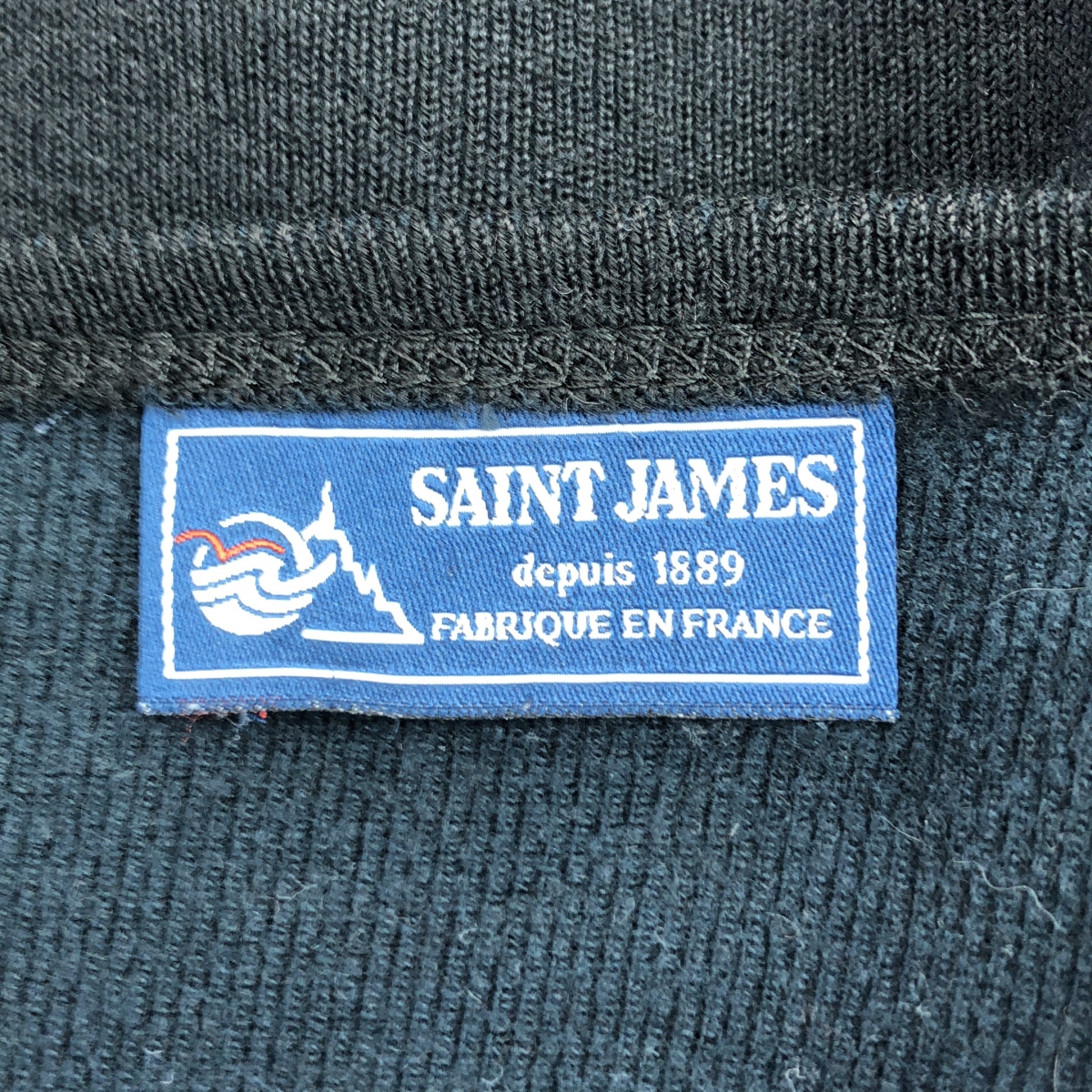 SAINT JAMES / セントジェームス ウール ボートネック バスク ニット セーター