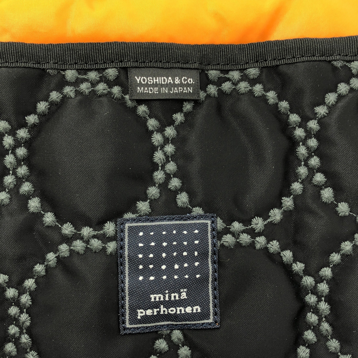 mina perhonen / ミナペルホネン × PORTER / ポーター tambourine HELMET BAG / 2way ショルダー付き タンバリン エンブロイダリー ヘルメットバッグ