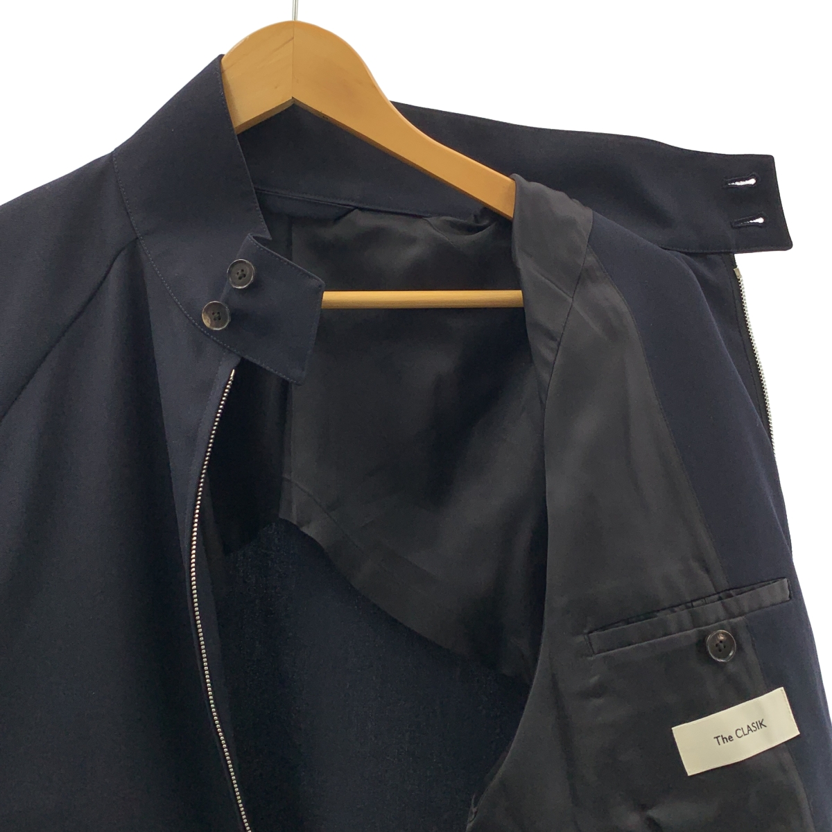The CLASIK / ザ・クラシック HIGH DENCE WOOL GABARDINE HARRINGTON ウール ハリントンジャケット