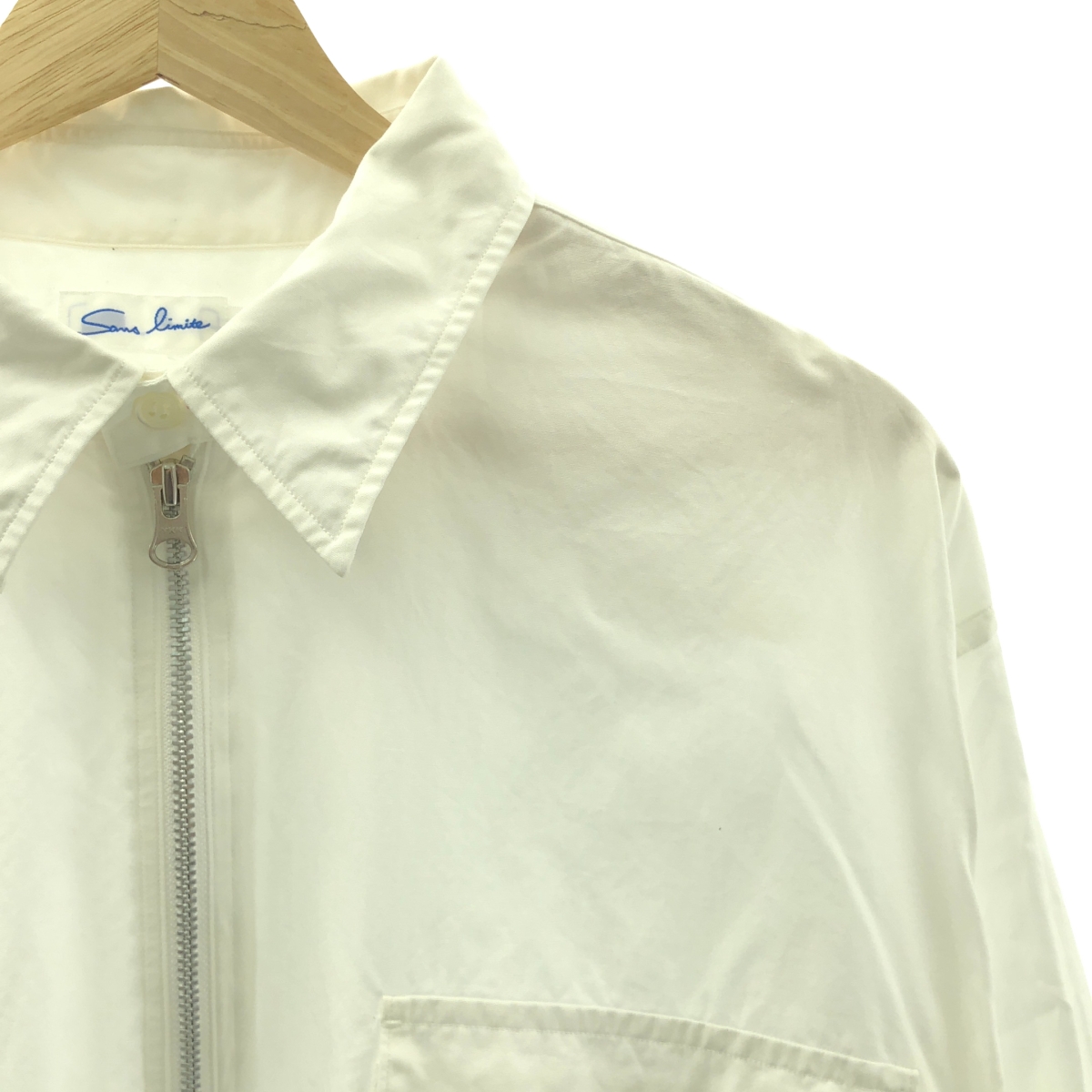 sans limite / サンリミット HALF ZIP UP ハーフジップ シャツ