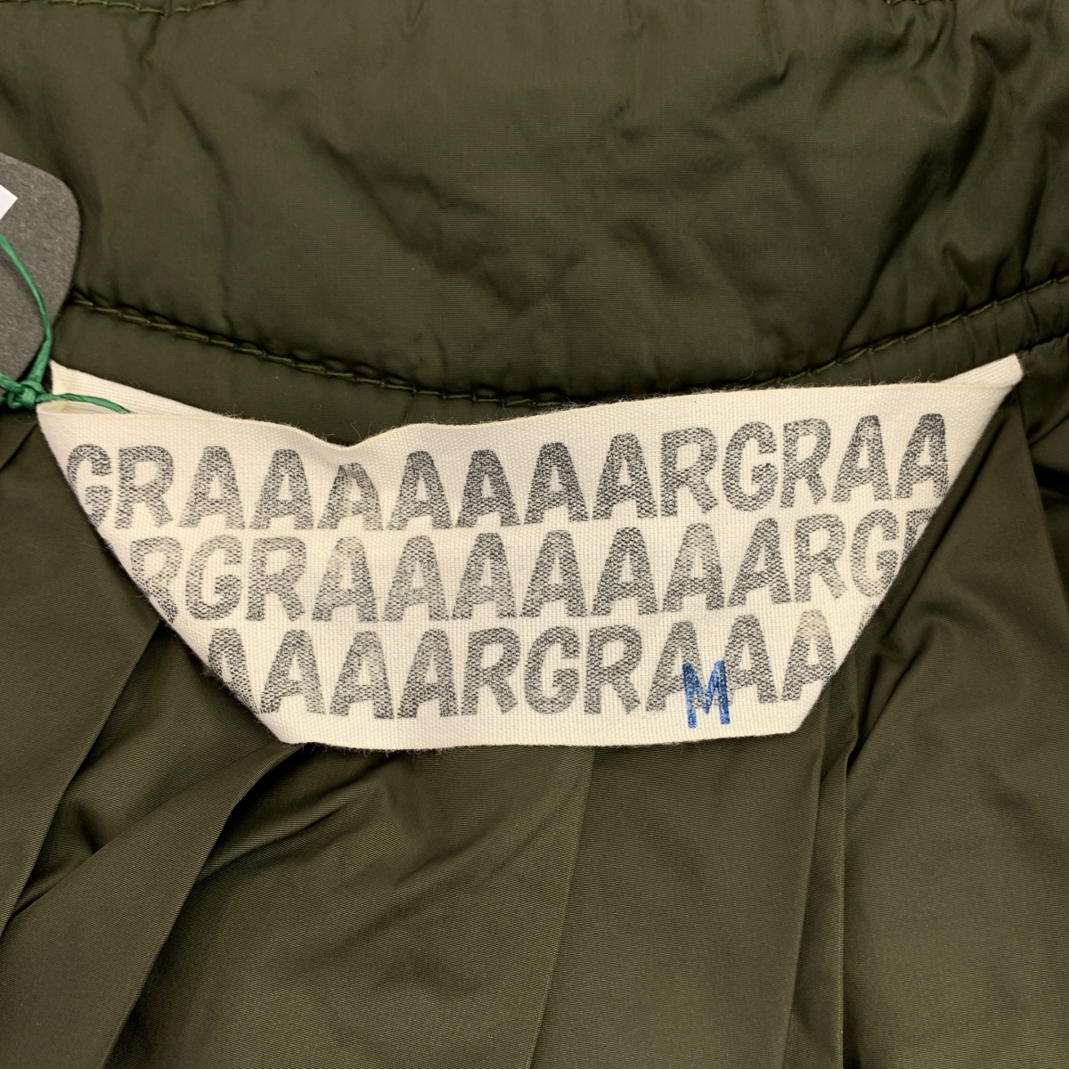 ebagos / エバゴス ナイロン 中綿 サイドジップ タック スカート