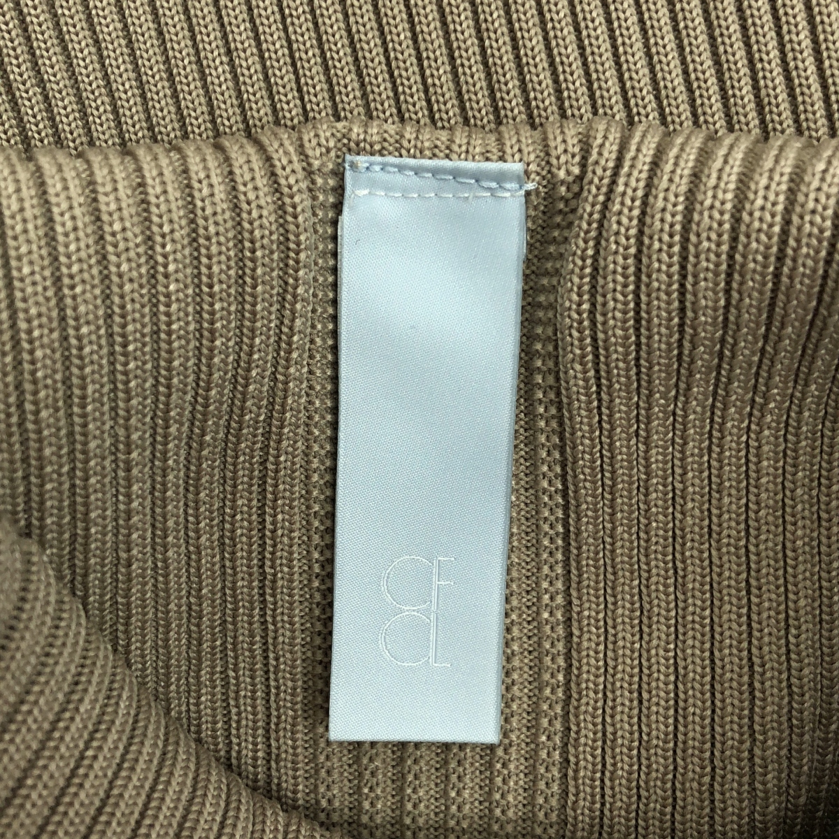 CFCL / シーエフシーエル PORTRAIT DRESS 2 ポートレートドレス / リブ フレア ロングワンピース