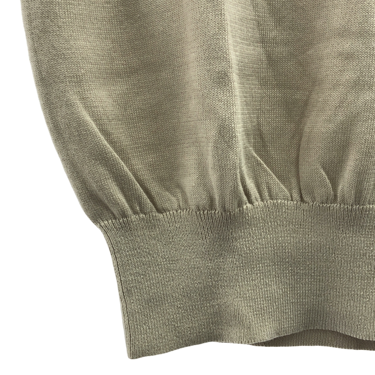 SLOANE / スローン コットン タートルネック ノースリーブ ニット