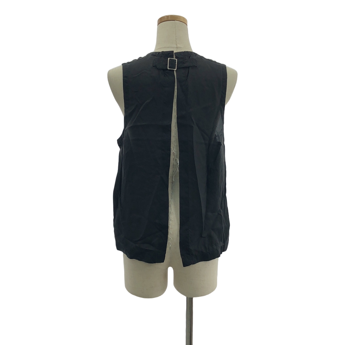 COMME des GARCONS / コムデギャルソン フリル 装飾 バックオープン アジャスター ブラウス ベスト