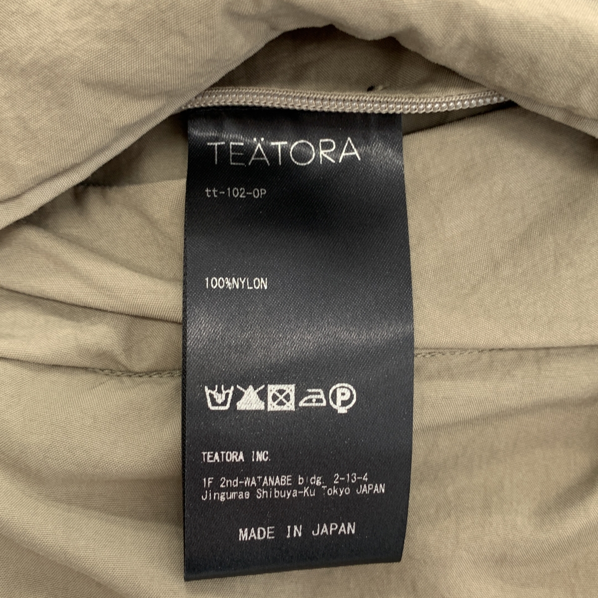 TEATORA / テアトラ Silver and Gold 別注 Device Coat デバイスコート