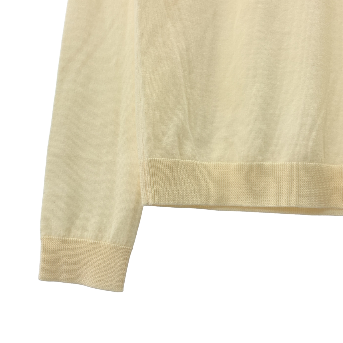 JIL SANDER NAVY / ジルサンダーネイビー ウール ハイゲージ Vネックニット