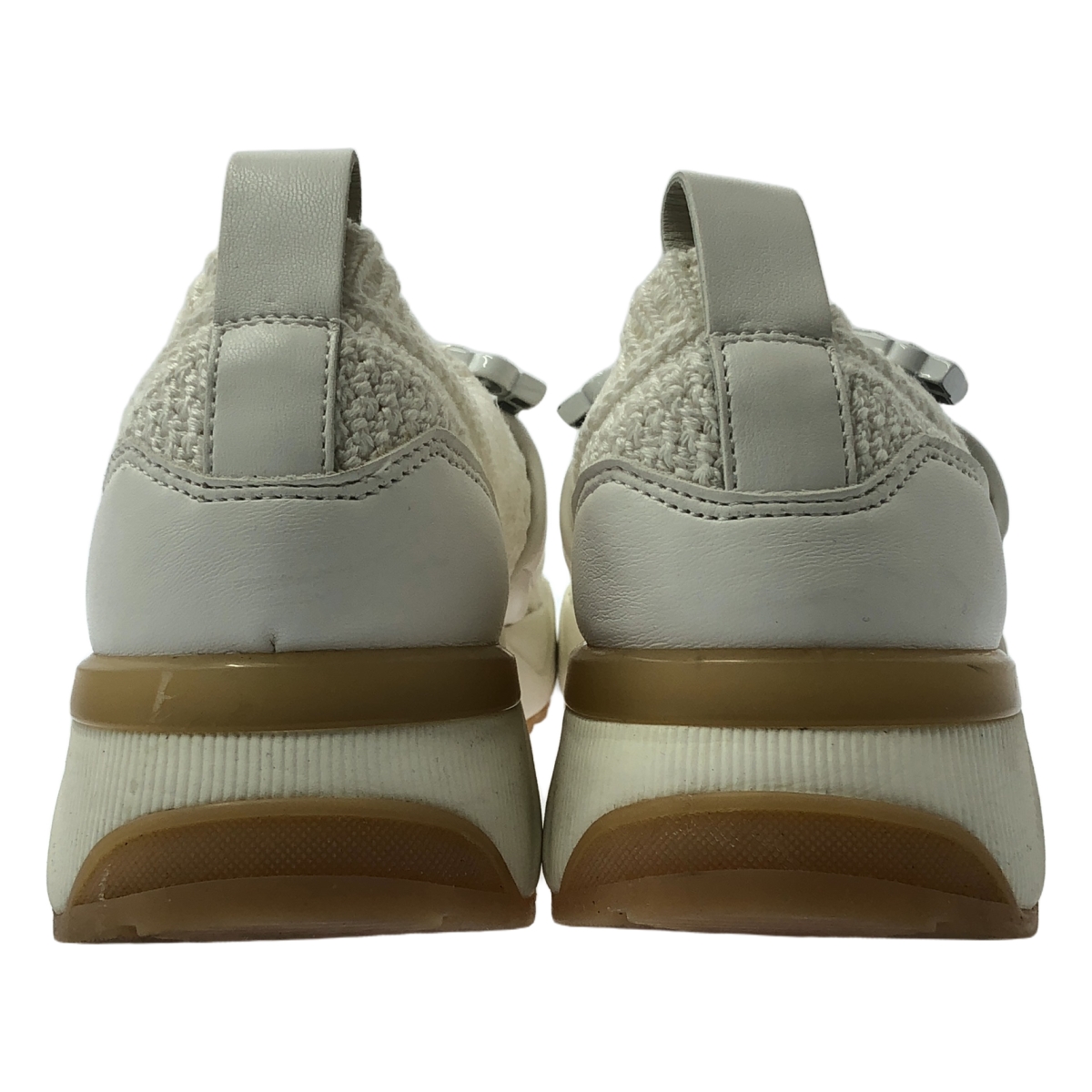 Santoni / サントーニ ビジューバックル スニーカー