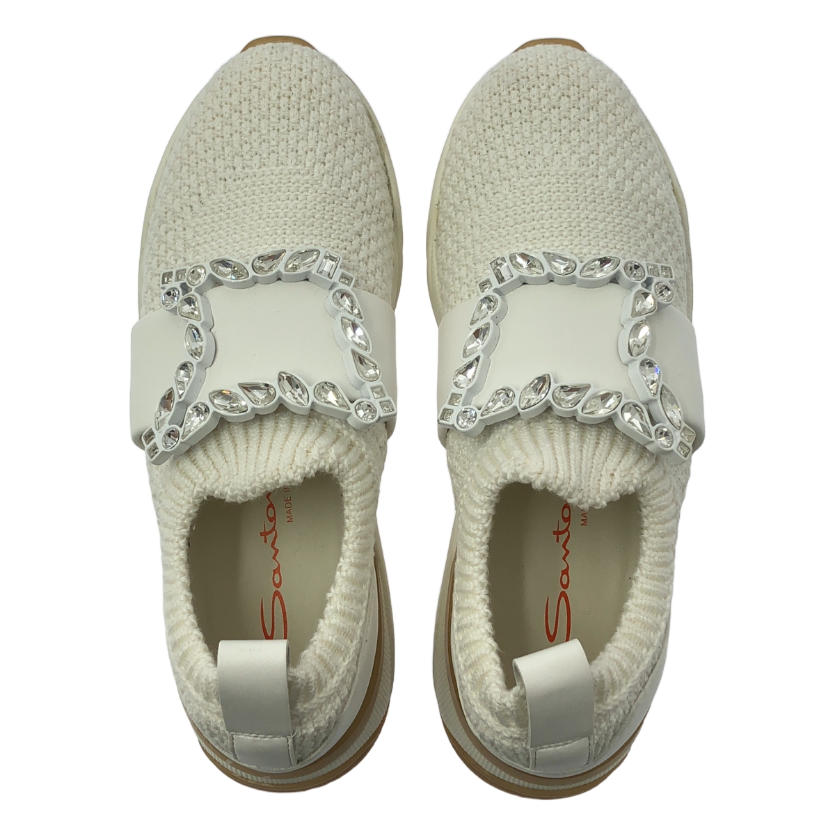 Santoni / サントーニ ビジューバックル スニーカー