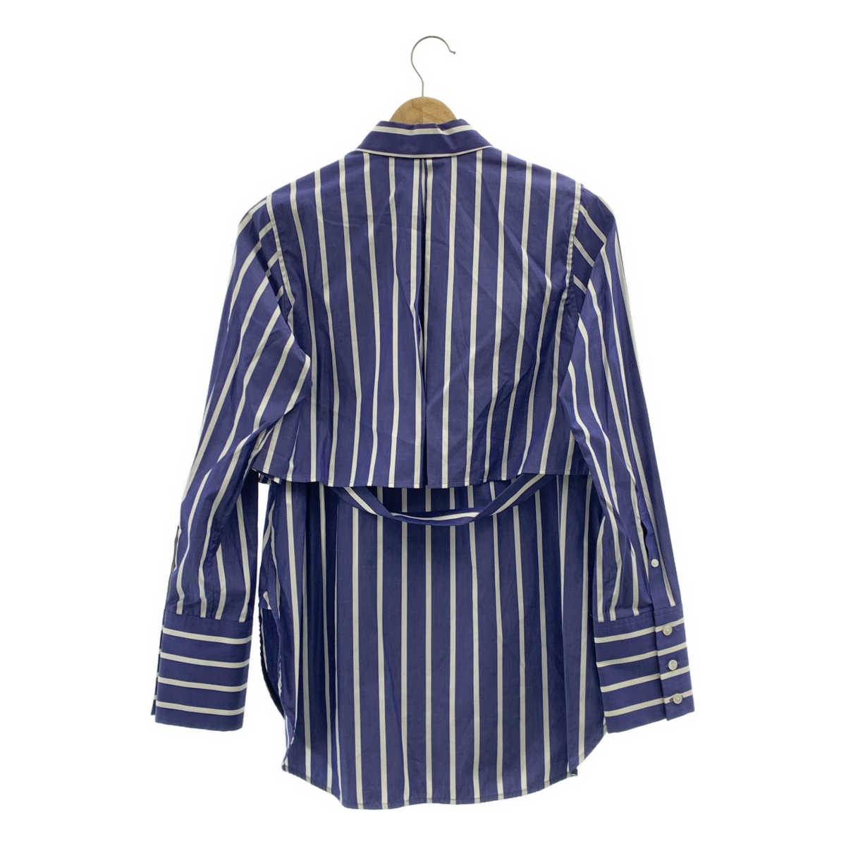 CINOH / チノ ストライプ レイヤードシャツ