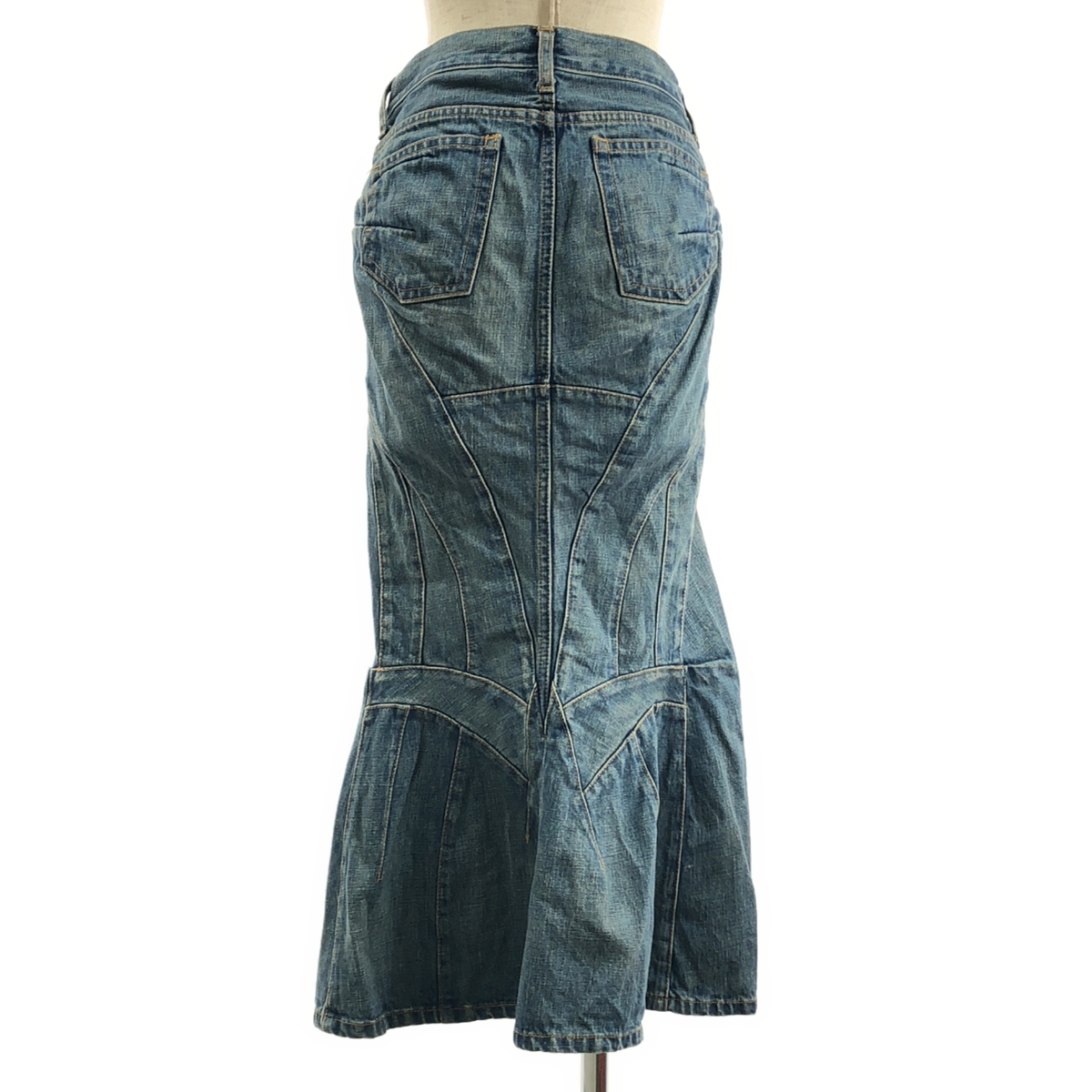 JUNYA WATANABE COMME des GARCONS / ジュンヤワタナベ クレイジーパターン マーメイド デニムスカート