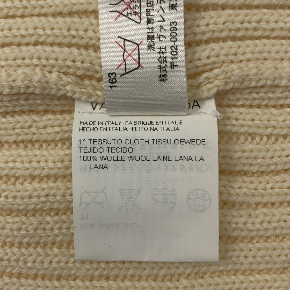 VALENTINO / ヴァレンティノ ウール タートルネック ファースリーブ ニット セーター