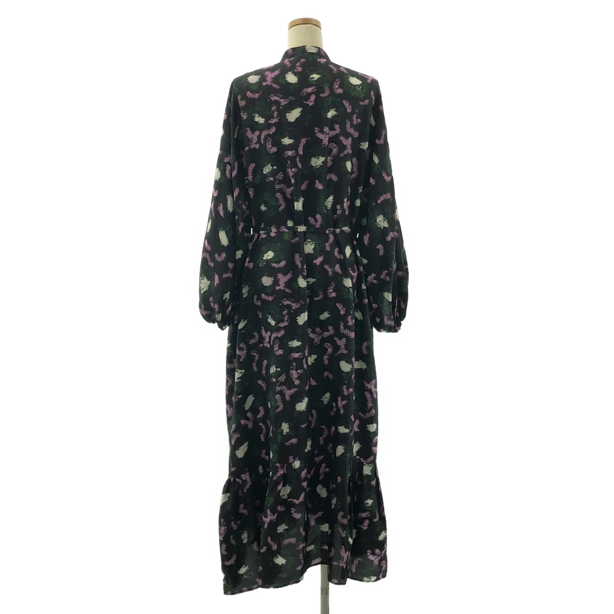 Christian Wijnants / クリスチャンワイナンツ シルク100% 総柄 プリント ボリューム ワンピース