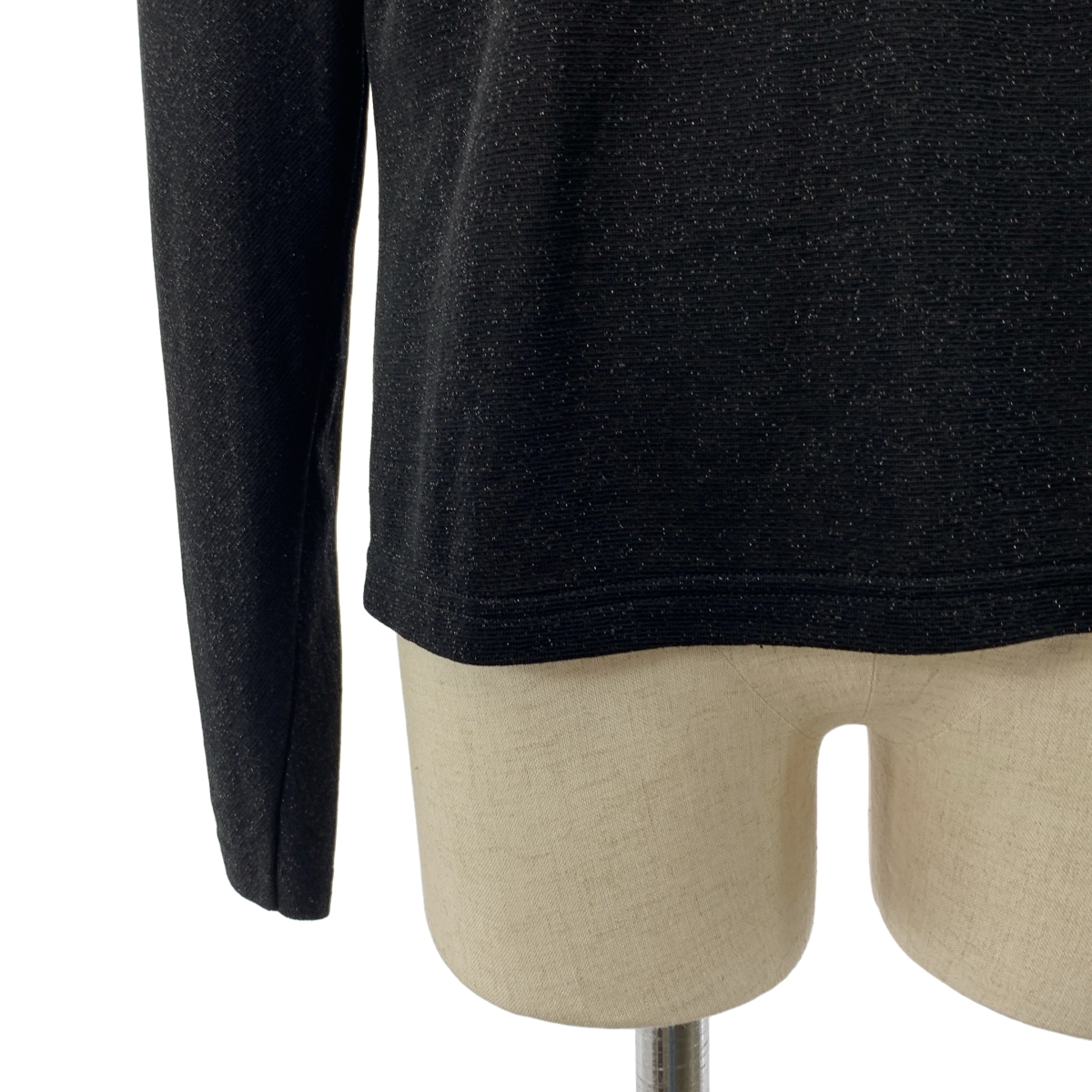 Christian Dior / クリスチャンディオール ラメ レースタイ プルオーバー トップス