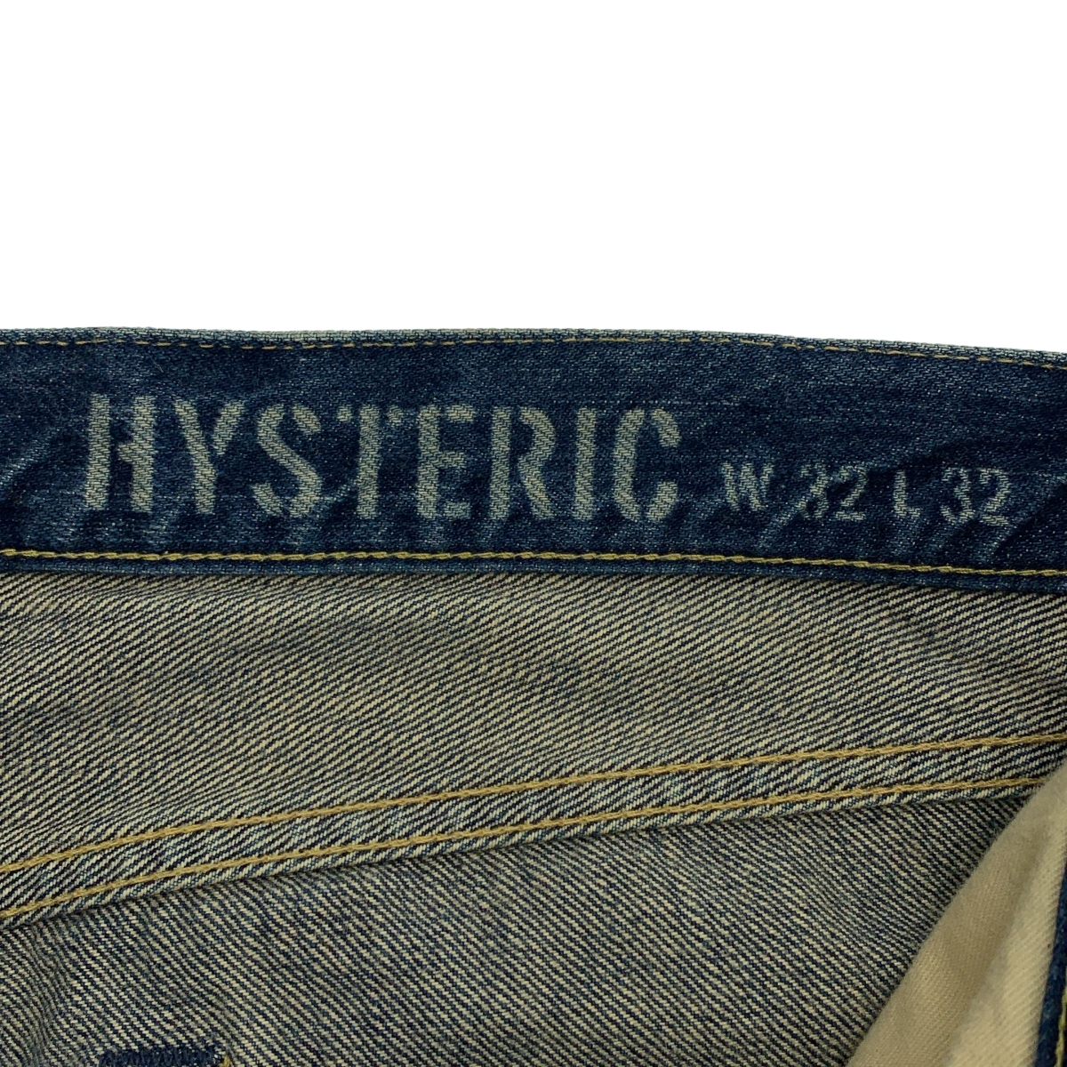 HYSTERIC GLAMOUR / ヒステリックグラマー スタッズ ダメージ加工 デニム パンツ