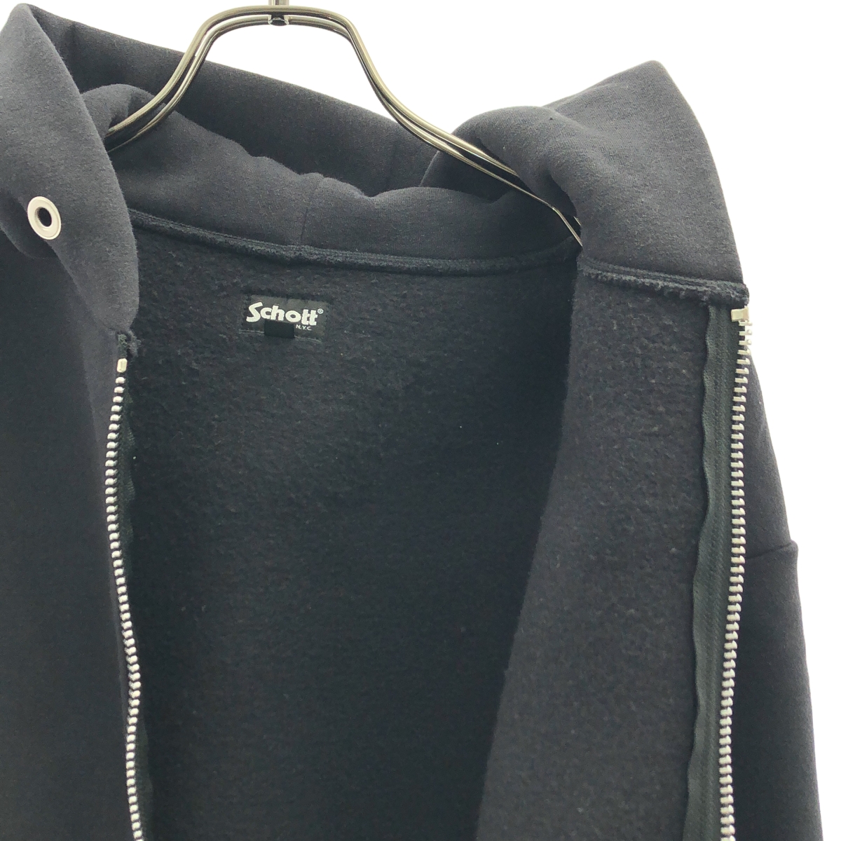 SCHOTT / ショット ヘビーウエイト ジップフーディー パーカー