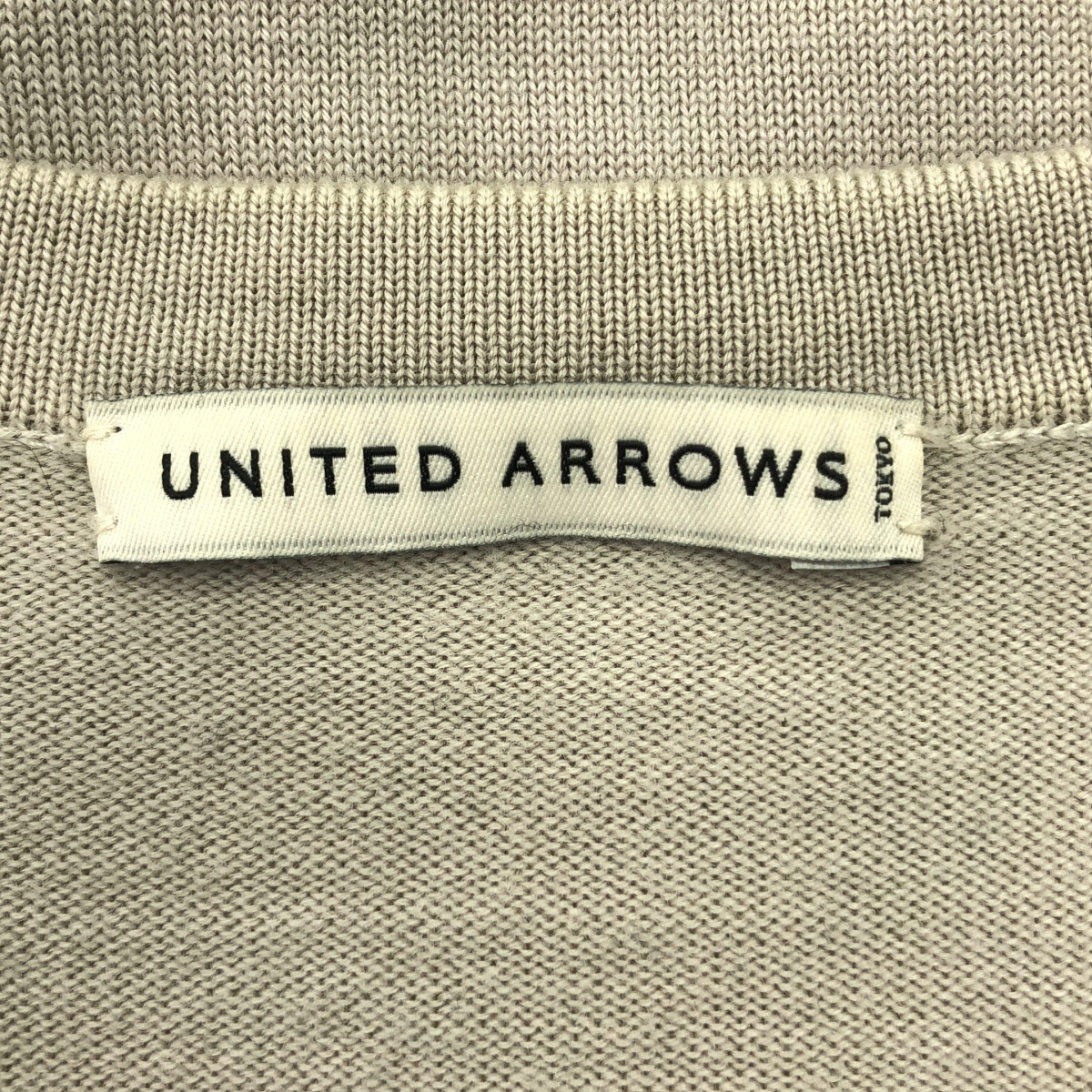 UNITED ARROWS / ユナイテッドアローズ コットンハイゲージ クルーネック