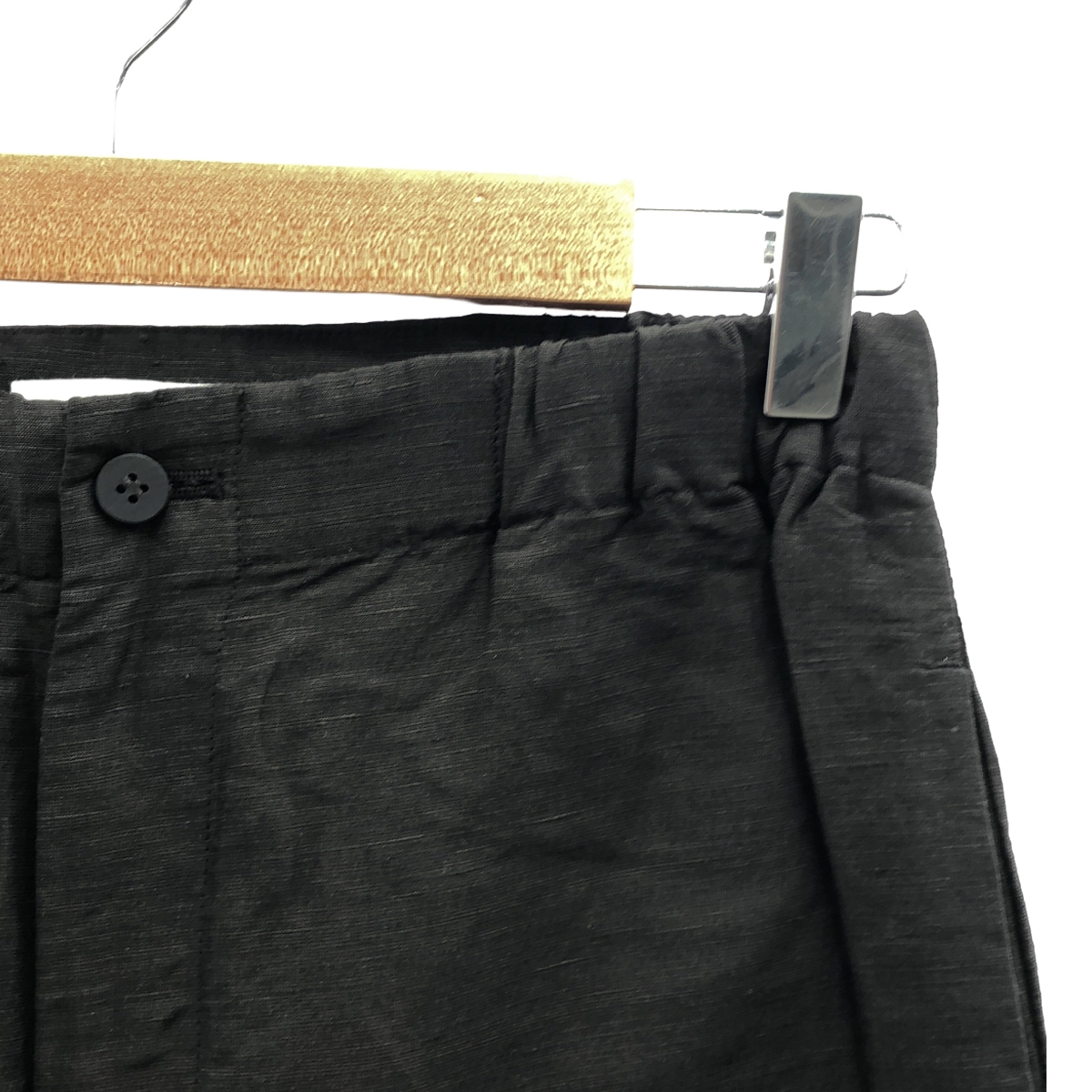 GALERIE VIE / ギャルリーヴィー リネン キュプラ シルク サイドギャザー ストレートパンツ