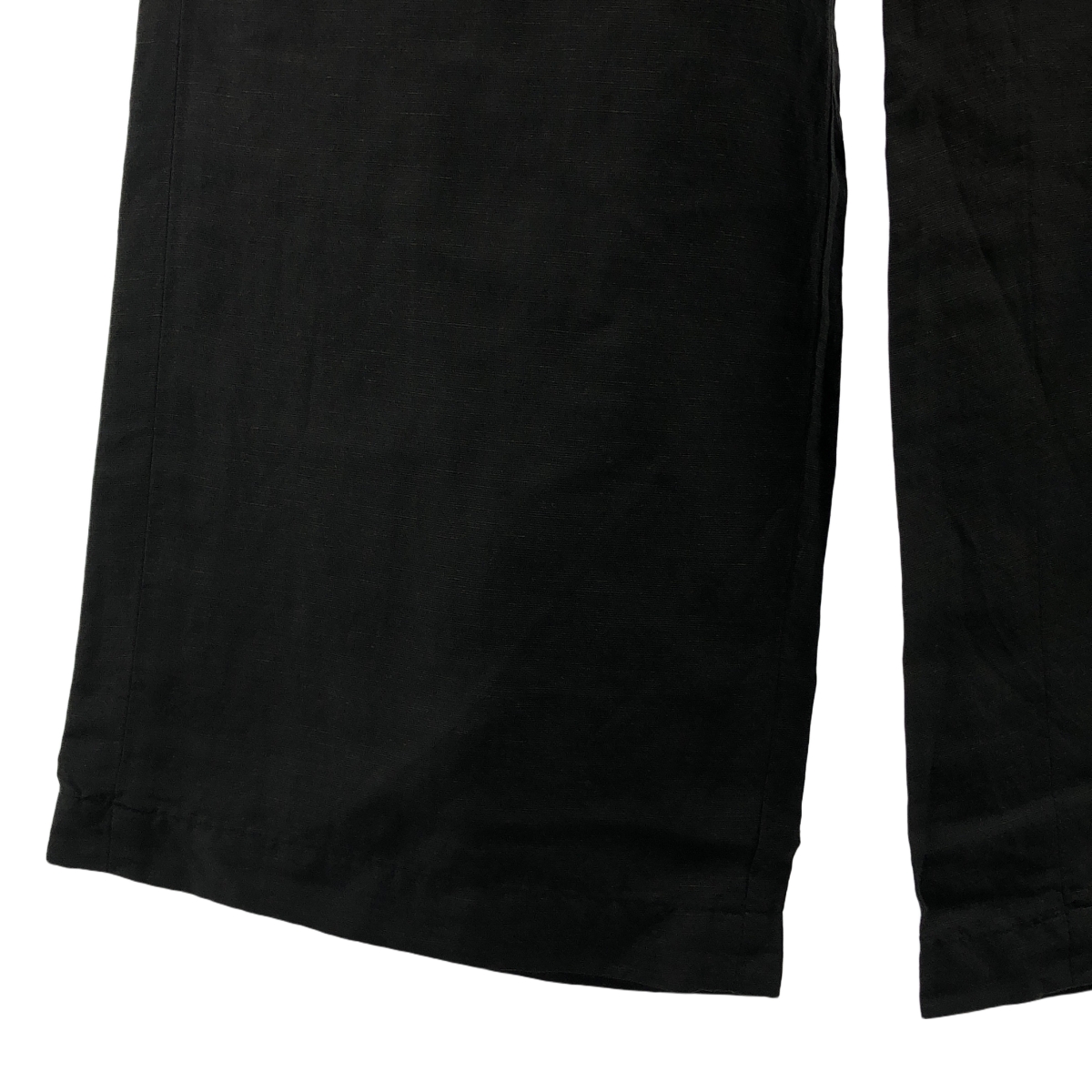 GALERIE VIE / ギャルリーヴィー リネン キュプラ シルク サイドギャザー ストレートパンツ