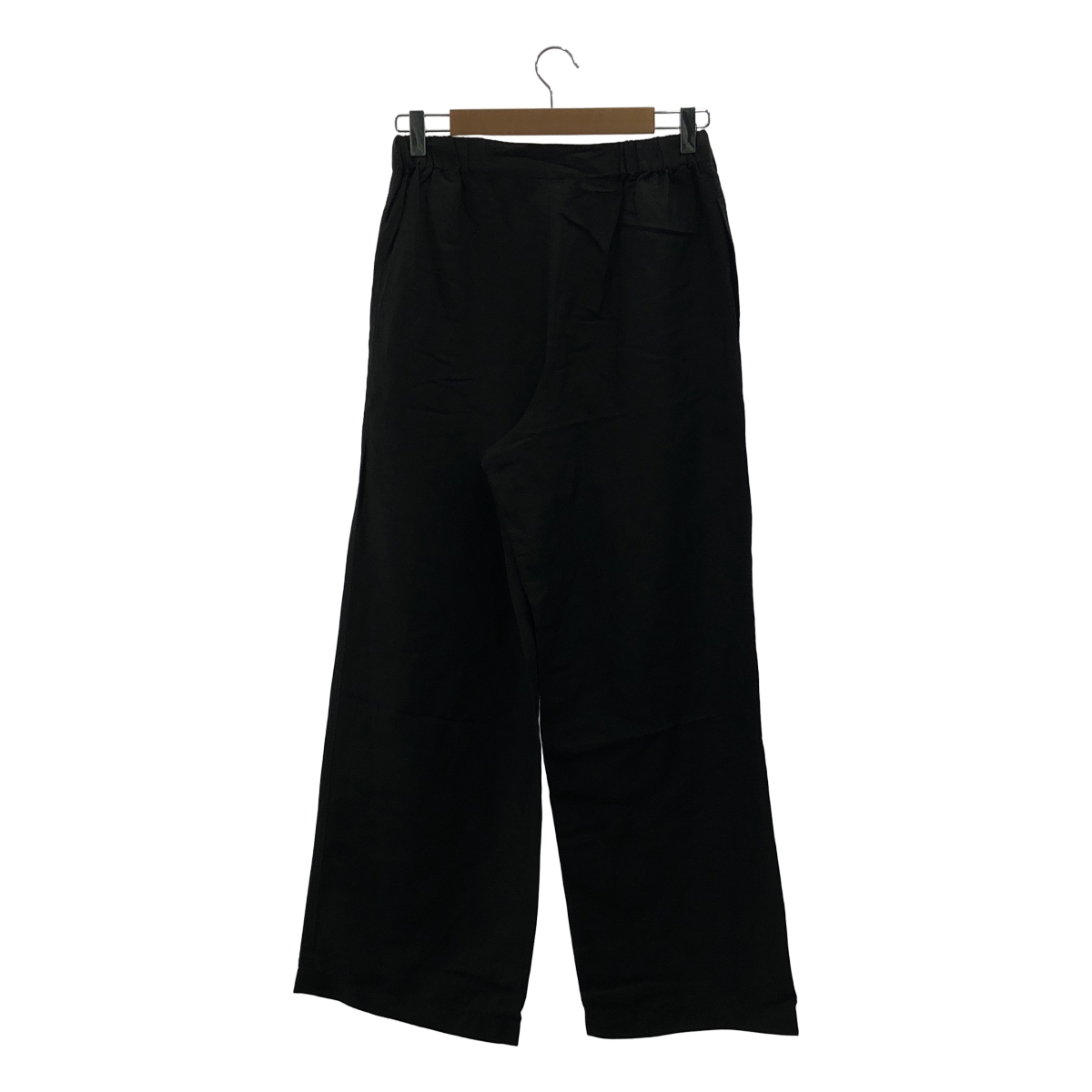 GALERIE VIE / ギャルリーヴィー リネン キュプラ シルク サイドギャザー ストレートパンツ