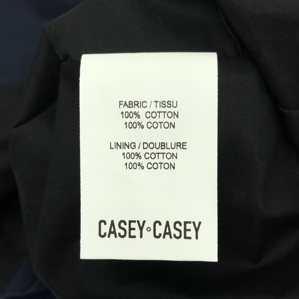 PUD JACKET ペーパークロスダブルフェイス コットンジャケット