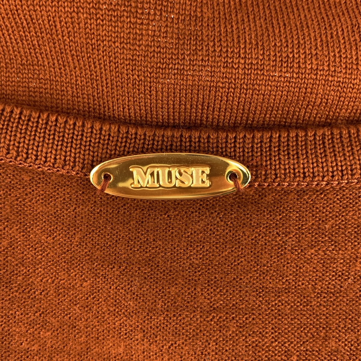 MUSE de Deuxieme Classe / ミューズドゥーズィーエムクラス FF30 クルーネックプルオーバー ニット